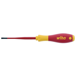 Wiha Tools 32049 Insulated SlimLine Slotted Screwdriver, 4 mm x 100 mm