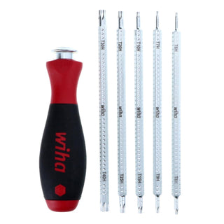 Wiha Tools 28197 6 Piece Drive-Loc VI Security Torx Set