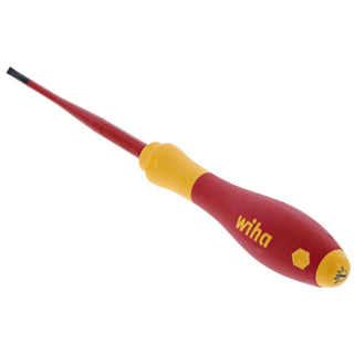 Wiha Tools 32046 3.5mm x 100mm Insulated SlimLine Slotted Screwdriver