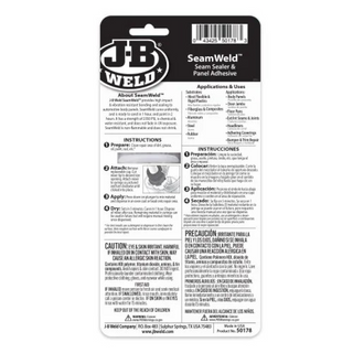 J-B Weld 50178 SeamWeld Epoxy Syringe, 25 mL