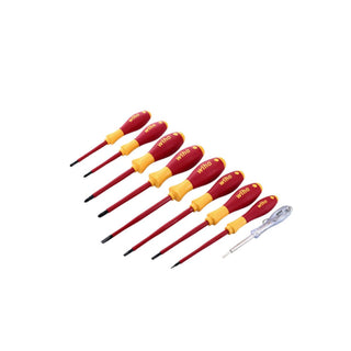 Wiha Tools 320899 Piece Insulated SoftFinish Screwdriver and Voltage Detector Set