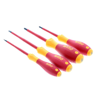 Wiha Tools 32090 4 Piece Insulated Slotted and Phillips Screwdriver Set