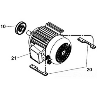 Ridgid 27078 Motor, 400V 3Ph