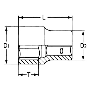 Heyco 00040600683 Sockets, 3/8 Inch