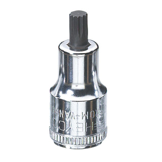 Heyco 00050331183 Screwdriver Sockets for multi-spline socket screws XZN, 1/2 Inch Drive M12