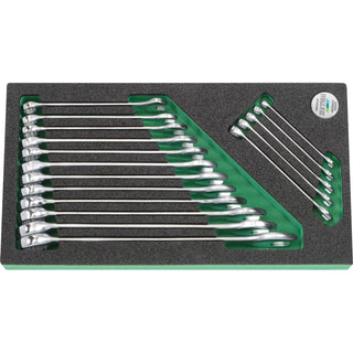 Heyco 00971000282 Combination Wrench Sets 6-24 mm, 17 Pcs