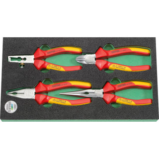 Heyco 00990002088 Set of Pliers VDE, 4 Pcs