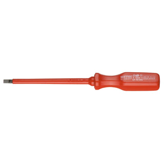 Heyco 01436015033 Insulated VDE Slotted Screwdriver, 6.5 mm