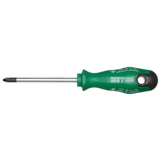 Heyco 04512002080 Pozidriv Screwdriver with 2K Handle, PZ2