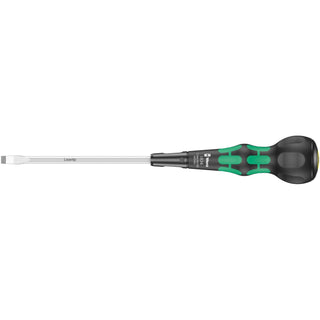 Wera 05007901001 Kraftform Ball-Grip Slotted Screwdriver - Workshop Blade, 6 x 150 mm