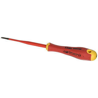 Felo 0715762639 4.0mm x 3.9" E-Slim Insulated Slotted Screwdriver