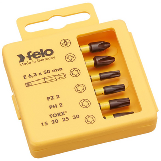 Felo 0715763067 Profi Bit Box, 6 Piece