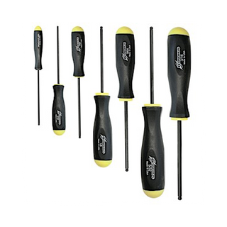 Bondhus 10645 Ball End Screwdriver Set, 7 Piece