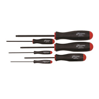 Bondhus 10686 Ball End Screwdriver Set, 6 Piece