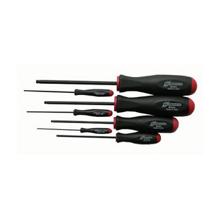 Bondhus 10687 Ball End Screwdriver Set, 6 Piece