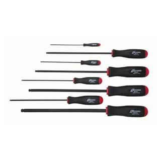 Bondhus 10733 Ball End Screwdriver Set, 8 Piece