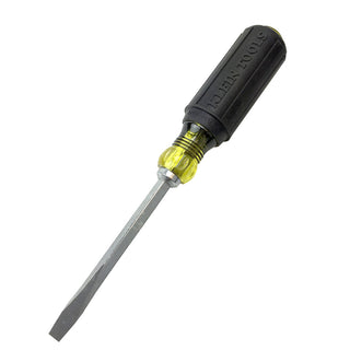 Klein Tools 600-4 1/4" x 8" Keystone Tip Screwdriver On Heavy Duty Square Shank