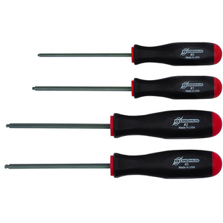 Bondhus 11640 Square Recess Screwdriver Set, 4 Piece