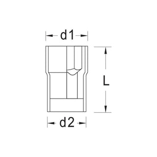 Gedore 2946513 VDE Socket 3/8 Inch Drive, 20 mm