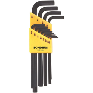 Bondhus 12136 ProGuard Hex End L-Wrenches Set, .050" - 5/16", 12 Pc.