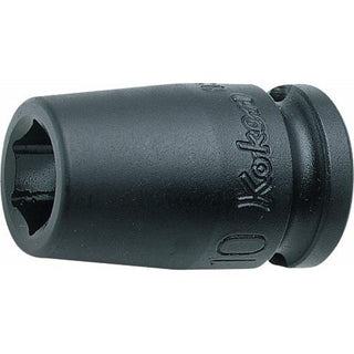 Ko-Ken 13400M-13 3/8 Inch Sq. Dr. Socket 13 mm 6 Point Length 32 mm