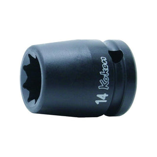 Ko-ken 14415M-15 Square 1/2"Sq. Drive Socket Double 15 mm L.38 mm