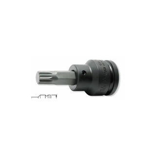 Koken 16106.16-M14 Bit Socket XZN M14 Triple Square 76mm 3/4 Sq. Drive