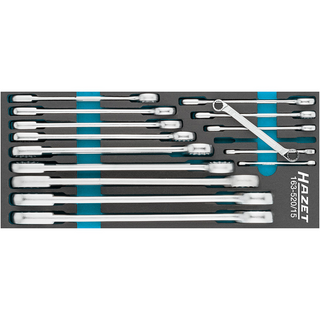 Hazet 163-520/15 Double Box-End Wrench Set, 15 Pieces