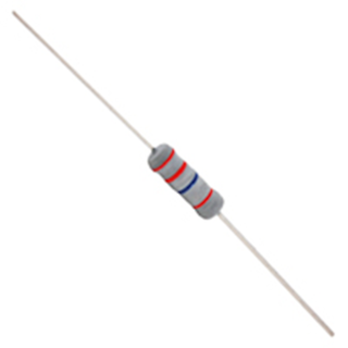 NTE Electronics 2WD39 RESISTOR 2 WATT METAL OXIDE FILM FLAMEPROOF 0.39 OHM