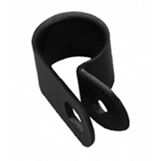 NTE Electronics 04-CCL2500 CABLE CLAMP 1/4 INCH DIAMETER BLACK NYLON 100/BAG