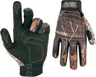 Custom Leathercraft Sportsman M125M Mossy Oak Backcountry Guantes - Talla M