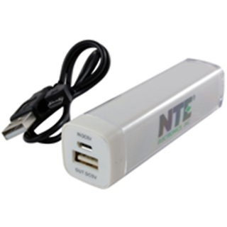 NTE Electronics 57-PB1 POWER BANK 2600MAH CAPACITY 5VDC 1 AMP OUTPUT