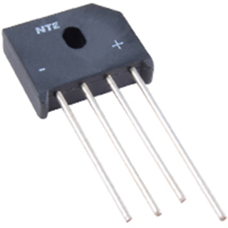 NTE Electronics NTE5331 BRIDGE RECTIFIER FULL WAVE SINGLE PHASE 1000V 6A SIP PKG