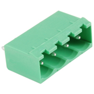 NTE Electronics 25-E1300-04 Terminal Block 4 Pole 5.08mm Pitch 300V 15A PC Mount