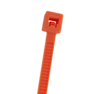 NTE Electronics 04-07503 CABLE TIE 50 LB. STANDARD 7.5" ORANGE NYLON 100/BAG