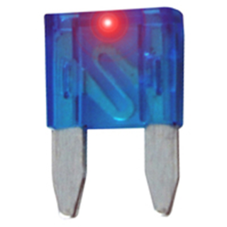 NTE Electronics 74-LMAF15A FUSE-MINI AUTOMOTIVE W/ LED INDICATOR