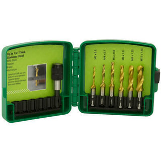 Greenlee DTAPSSKIT 7-piece Drill/Tap Bit Kit for Stainless Steel (Standard)