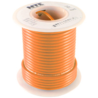 NTE Electronics WH610-03-500 HOOK UP WIRE 600V STRANDED 10 GAUGE ORANGE 500'