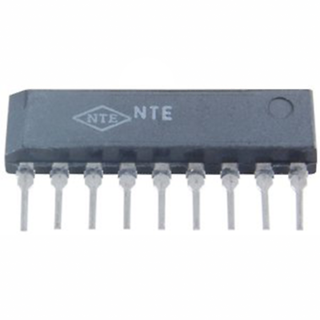 NTE Electronics NTE1620 INTEGRATED CIRCUIT TV VIDEO IF AMP/AGC 9-LEAD SIP VCC=7.