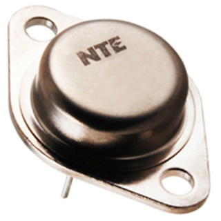 NTE Electronics NTE179 TRANSISTOR PNP GERMANIUM 90V 25 AMP TO-3 CASE AUDIO POWER