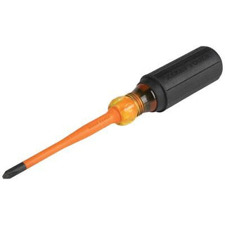 Klien Tools 6934INS Slim-Tip Insulate Screwdriver #2 Phillips 4-Inch Round Shank