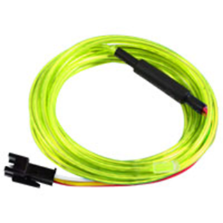 NTE Electronics 69-ELCW3.2YG EL CHASING WIRE 3.2MM DIA YELLOW/GREEN 3M