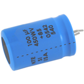 NTE Electronics SI3900M80 CAPACITOR SNAP IN ALUMINUM ELECTROLYTIC 3900UF 80V 20%