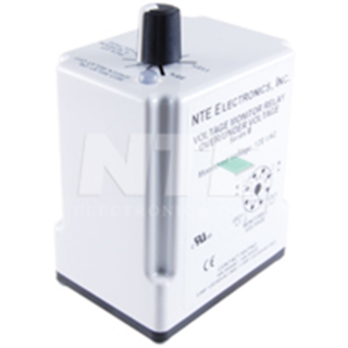 NTE Electronics R67-11A10-120 RELAY VOLTAGE MONITORING DPDT 120VAC 10A 8-PIN