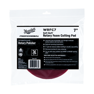 Meguiar's 7" Soft Buff Rotary Foam Cutting Pad, WRFC7