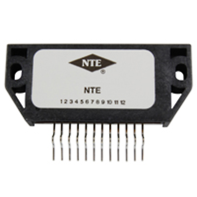 NTE Electronics NTE7022 MODULE - 3 OUTPUT VOLTAGE REGULATOR FOR VCR 12 LEAD SIP