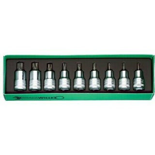 Stahlwille 96031004 1/2" TORX® Screwdriver Socket Set - 9 Pieces