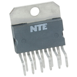 NTE Electronics NTE1396 INTEGRATED CIRCUIT DUAL 20WATT BRIDGE BOOSTER 11-LEAD