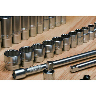 Wiha Tools Tools 33799 63-Piece 3/8” Drive MM and SAE Socket Set