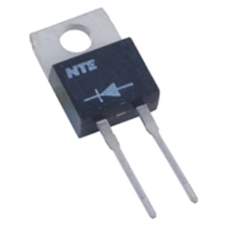 NTE Electronics NTE581 RECTIFIER SILICON 400V 8A TO-220 FAST RECOVERY 150NS